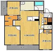 ベレオ青葉  ｜ 福岡県北九州市小倉北区青葉2丁目（賃貸マンション3LDK・2階・79.23㎡） その2