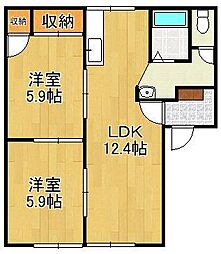 ヒルサイド都 1階/-