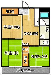 富田ハイツ 6階/-