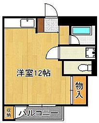 シェリール井堀通り ワンルームの間取図画像