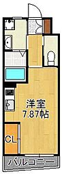 MGA城内 ワンルームの間取図画像