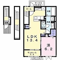 グレイスヴィラ2番館  ｜ 愛知県愛知郡東郷町清水2丁目（賃貸アパート1LDK・3階・59.25㎡） その2