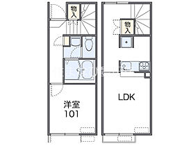 レオネクストＩＮつかさ  ｜ 愛知県豊田市司町4丁目（賃貸アパート1LDK・1階・39.72㎡） その2