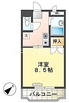 三好ヶ丘ハイツ  ｜ 愛知県みよし市三好丘8丁目（賃貸マンション1K・1階・24.75㎡） その2