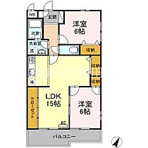 ミヤマヒルズ  ｜ 愛知県豊田市美山町4丁目（賃貸マンション2LDK・2階・65.48㎡） その2