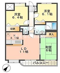 間取図画像 3LDK