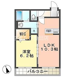 間取図画像 1LDK