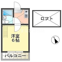 間取図画像 1K