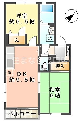 サニーハイツ北山台_間取り_0