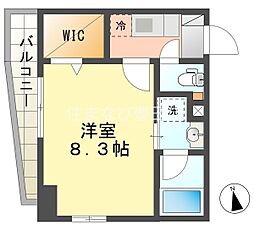VillaEdel豊田駅前 1Kの間取図画像