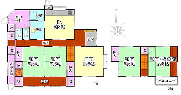 間取りを拡大表示
