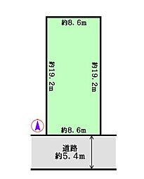 中川区二女子町5丁目 南向き土地