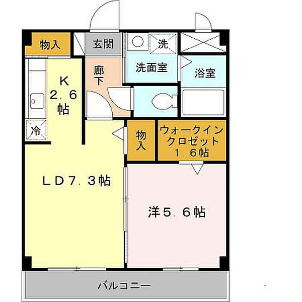 兵庫県姫路市飾磨区中野田1丁目(賃貸マンション1LDK・2階・42.00㎡)の写真 その2