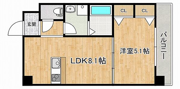 兵庫県神戸市東灘区田中町4丁目(賃貸マンション1LDK・7階・31.53㎡)の写真 その2