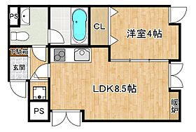 兵庫県神戸市東灘区住吉山手2丁目（賃貸マンション1LDK・1階・33.83㎡） その2