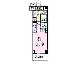 兵庫県姫路市阿保（賃貸マンション1K・5階・30.81㎡） その2