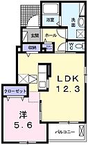 兵庫県姫路市御立中4丁目（賃貸アパート1LDK・1階・45.84㎡） その2