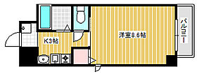 兵庫県加古川市別府町別府（賃貸マンション1K・2階・24.75㎡） その2