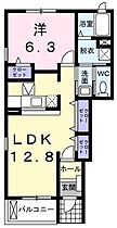 兵庫県三木市加佐（賃貸アパート1LDK・1階・46.49㎡） その2