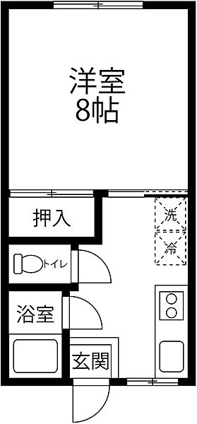 T・Kアパートメント窪 1B号室｜石川県金沢市窪5丁目(賃貸アパート1K・1階・30.50㎡)の写真 その2