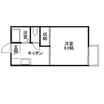 エントピア 202号室 ｜ 石川県金沢市四十万6丁目25番地（賃貸アパート1K・2階・24.92㎡） その2