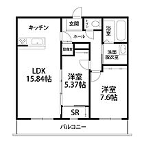 ガイア泉が丘 303号室 ｜ 石川県金沢市泉が丘1丁目2番56号（賃貸マンション2LDK・3階・66.00㎡） その2