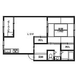 間取図画像 1LDK