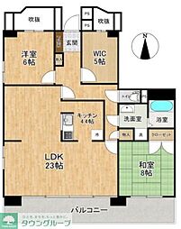 間取図画像 2SLDK