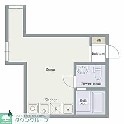 リヴェール下井草 ワンルームの間取図画像