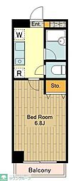 エルエストゥディオ 1Kの間取図画像