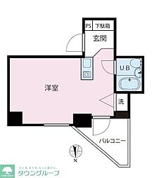 STELLACOURT武蔵小金井 ワンルームの間取図画像