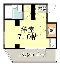 STELLACOURT武蔵小金井 ワンルームの間取図画像