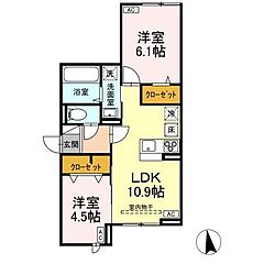 物件の間取り