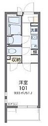 JR横須賀線 戸塚駅 徒歩22分の賃貸アパート 3階1Kの間取り