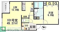 物件の間取り