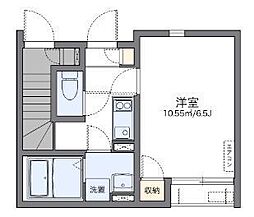レオネクストオオタニ3 1Kの間取図画像
