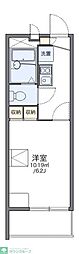 レオパレスキタハラ 1Kの間取図画像