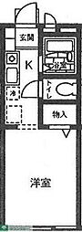 フィオーレ南太田 ワンルームの間取図画像