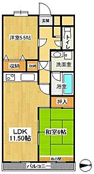 エクセル東戸塚 2LDKの間取図画像