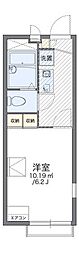 レオパレスフォレ長沼 1Kの間取図画像