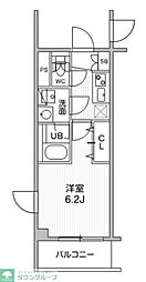 S-RESIDENCE横濱磯子alize 1Kの間取図画像