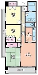 コーラルリーフ湘南 3LDKの間取図画像