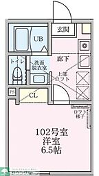 SORAIE 1Kの間取図画像