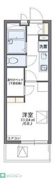 レオパレスエスカリエ青家 1Kの間取図画像