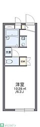 レオパレスソレイユ 1Kの間取図画像