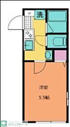 AXIS SUGITA 1Kの間取図画像