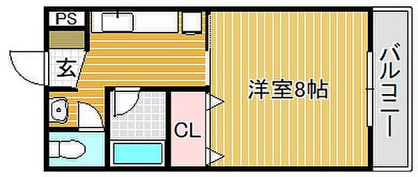 フルーレ伊勢 ｜滋賀県守山市伊勢町(賃貸アパート1K・1階・25.56㎡)の写真 その2