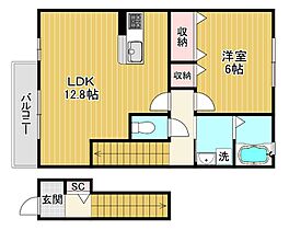 フラッツ　レディアンス  ｜ 滋賀県栗東市綣９丁目（賃貸アパート1LDK・2階・51.14㎡） その2