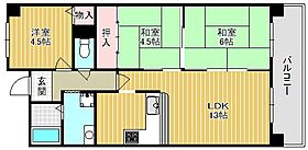 ふじとぴあ  ｜ 滋賀県守山市勝部５丁目（賃貸マンション3LDK・5階・62.35㎡） その2