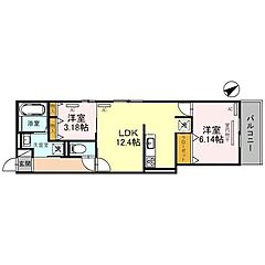 物件の間取り